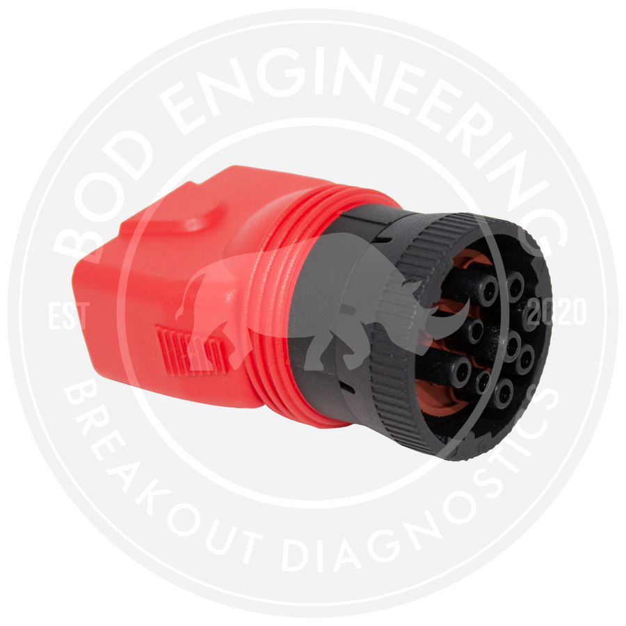1998-2016 OBD2 J1939 Heavy Duty Construction Truck Equipment SAE J1962 To J1939 Connector