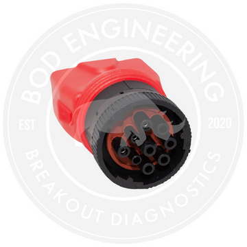 1998-2016 OBD2 J1939 Heavy Duty Construction Truck Equipment SAE J1962 To J1939 Connector