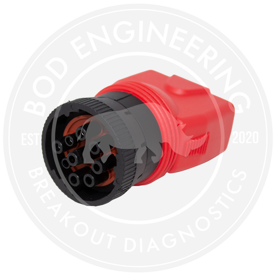 1998-2016 OBD2 J1939 Heavy Duty Construction Truck Equipment SAE J1962 To J1939 Connector