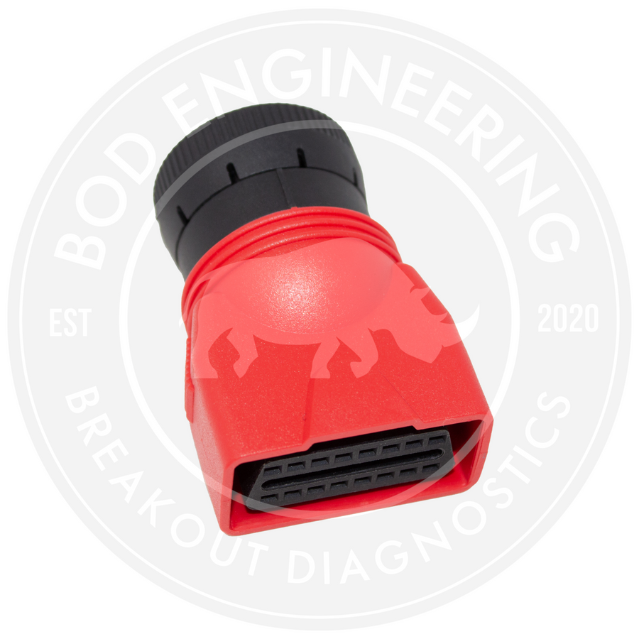 1998-2016 OBD2 J1939 Heavy Duty Construction Truck Equipment SAE J1962 To J1939 Connector