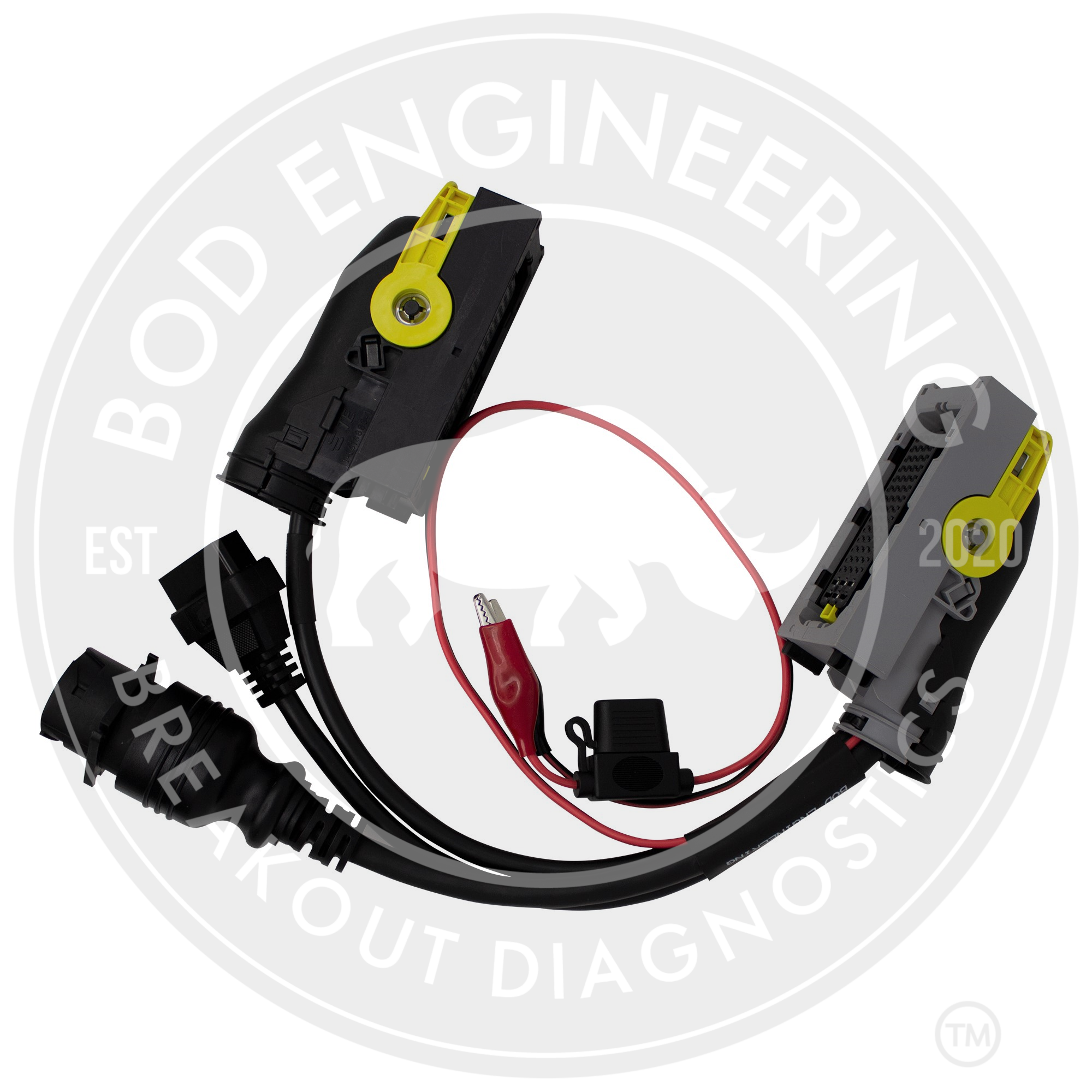 BOD Engineering Detroit EPA10 Heavy Duty Breakout Harness – Diagnostic Tool For Diesel